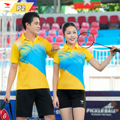 Áo Cầu Lông Hiwing P2 Màu Vàng