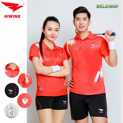 Áo Cầu Lông Hiwing W1 Màu Đỏ