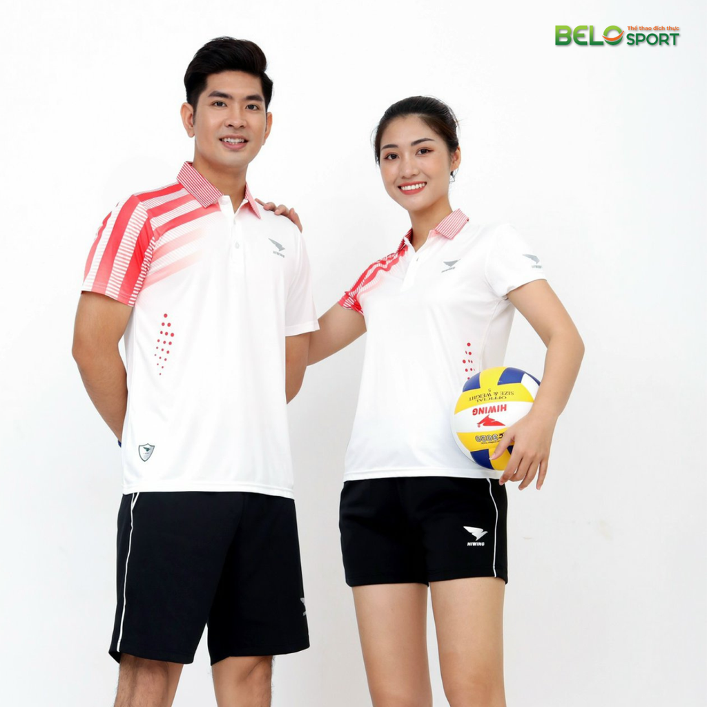 Áo Pickleball Hiwing W3 Màu Trắng