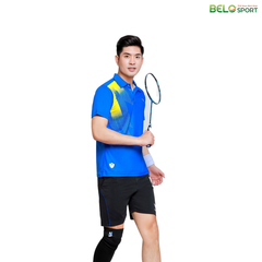Áo cầu lông Nam Hiwing W1 Màu Xanh