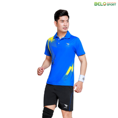 Áo cầu lông Nam Hiwing W1 Màu Xanh