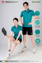 Áo Cầu Lông Pickleball Hiwing Cooling Fabric A1 Màu Xanh Lá New 2025