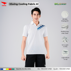 Áo Cầu Lông Pickleball Hiwing Cooling Fabric A1 Màu Xanh Lá New 2025