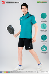 Áo Cầu Lông Pickleball Hiwing Cooling Fabric A1 Màu Xanh Lá New 2025