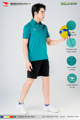 Áo Cầu Lông Pickleball Hiwing Cooling Fabric A1 Màu Xanh Lá New 2025
