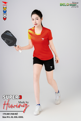 Áo Pickleball Hiwing Super 3 New 2025 Màu Đỏ
