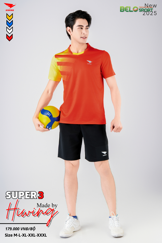 Áo Pickleball Hiwing Super 3 New 2025 Màu Đỏ