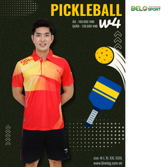 Áo Pickleball Hiwing W4 Màu Đen