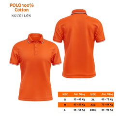 Áo Polo Thời Trang Thể Thao Cổ Bẻ Cotton 100