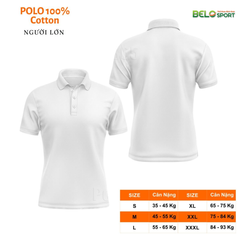 Áo Polo Thời Trang Thể Thao Cổ Bẻ Cotton 100