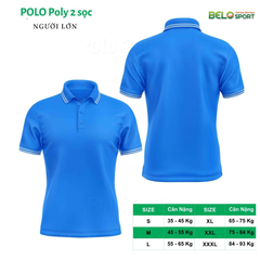 Áo Polo Thời Trang Thể Thao Cổ Bẻ PoLy 2 Sọc