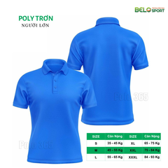 Áo Polo Thời Trang Thể Thao Cổ Bẻ PoLy Trơn