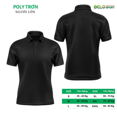 Áo Polo Thời Trang Thể Thao Cổ Bẻ PoLy Trơn