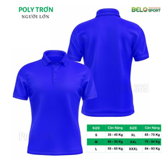 Áo Polo Thời Trang Thể Thao Cổ Bẻ PoLy Trơn