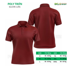 Áo Polo Thời Trang Thể Thao Cổ Bẻ PoLy Trơn