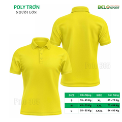 Áo Polo Thời Trang Thể Thao Cổ Bẻ PoLy Trơn