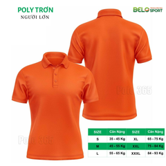 Áo Polo Thời Trang Thể Thao Cổ Bẻ PoLy Trơn