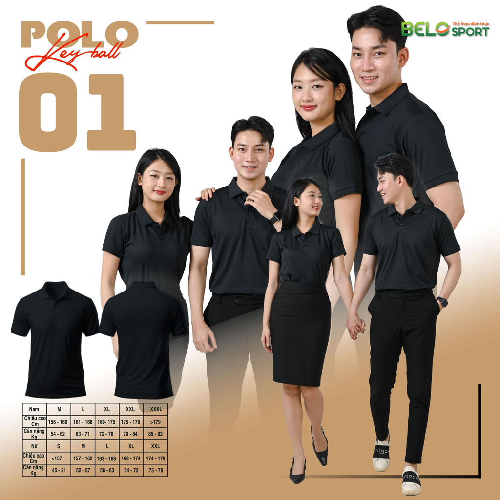 Áo Polo Thời Trang Keyball K1 Màu Cam