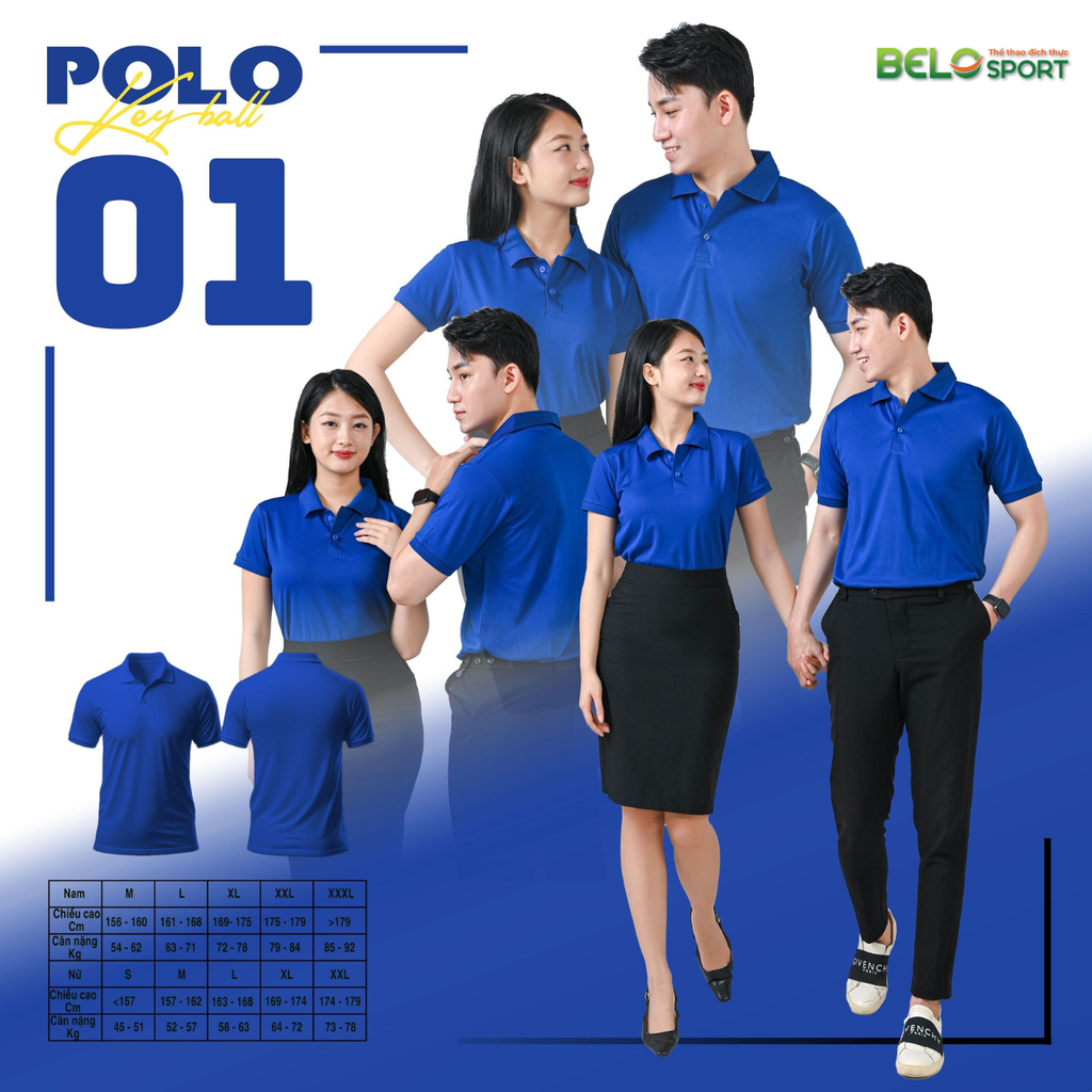 Áo Polo Thời Trang Keyball K1 Màu Đen