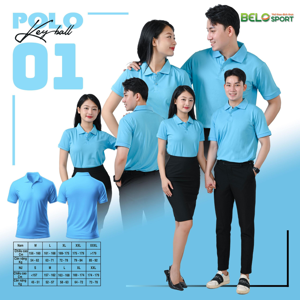 Áo Polo Thời Trang Keyball K1 Màu Xanh Lá