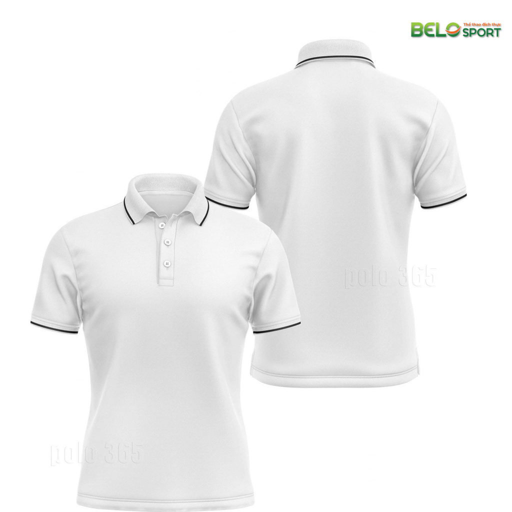 Áo Polo Thời Trang Mè 1 Sọc Màu Đỏ