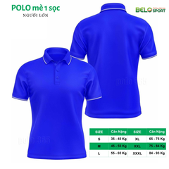 Áo Polo Thời Trang Mè 1 Sọc Màu Trắng