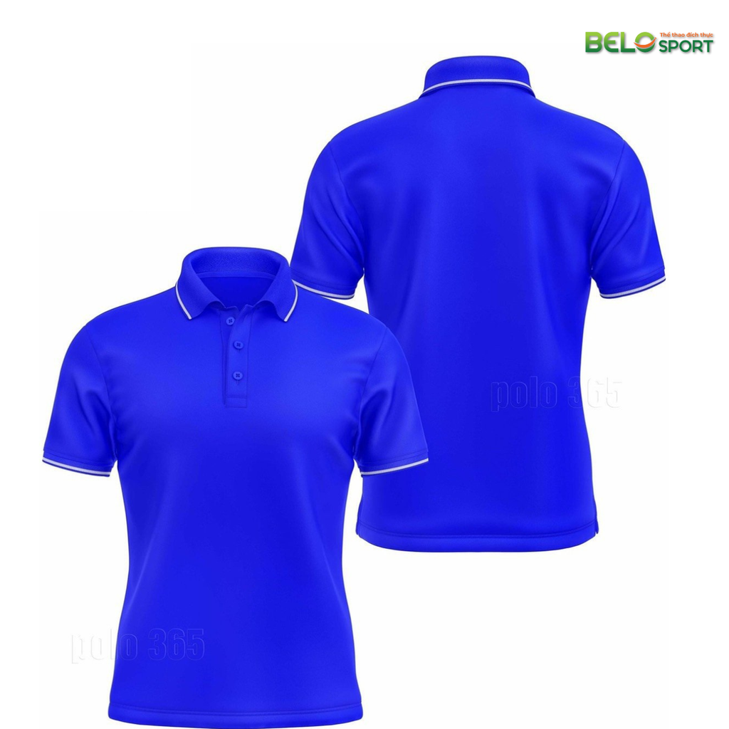 Áo Polo Thời Trang Mè 1 Sọc Màu Cam