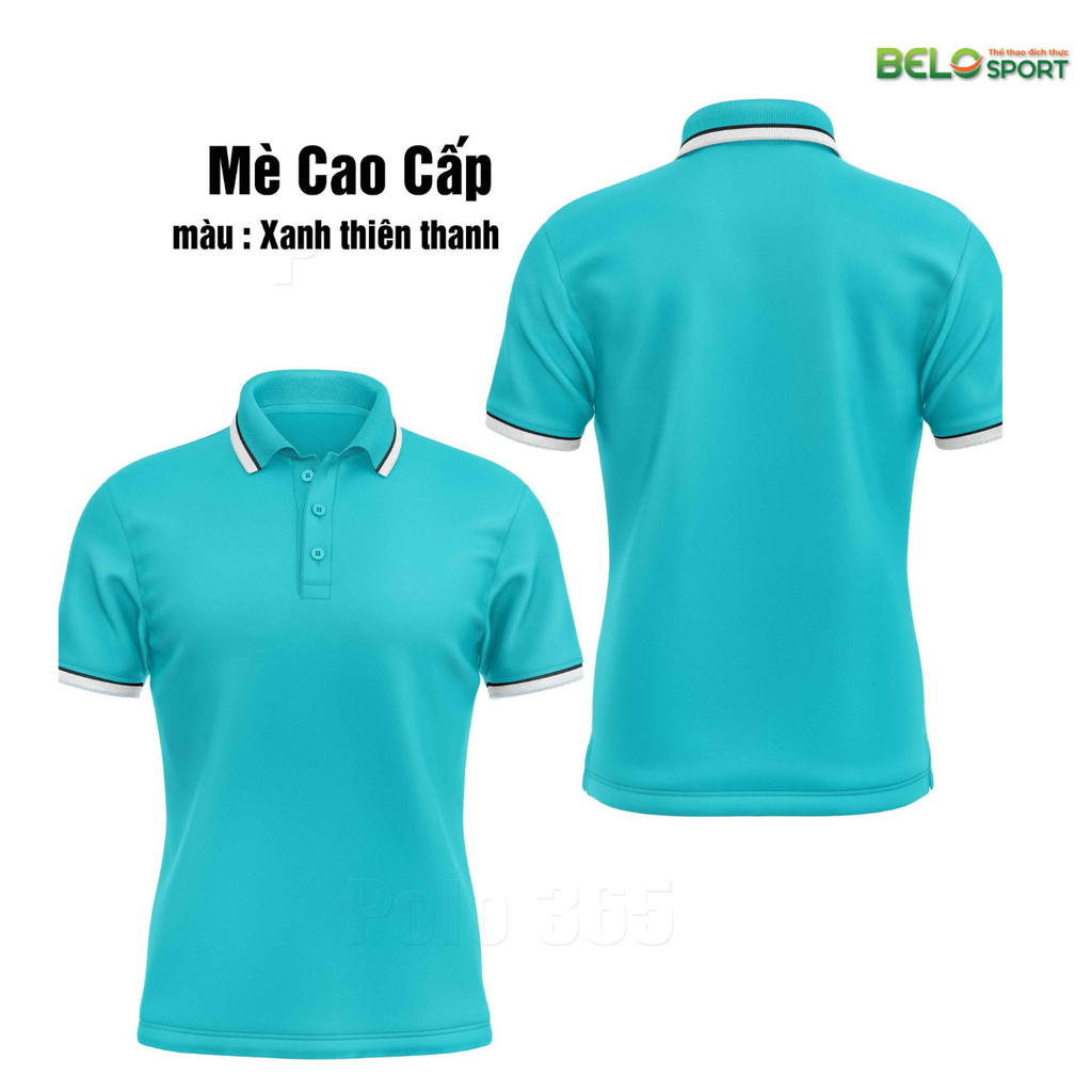 Áo Polo Thời Trang Thể Thao Cổ Bẻ Vải Mẻ Cao Cấp