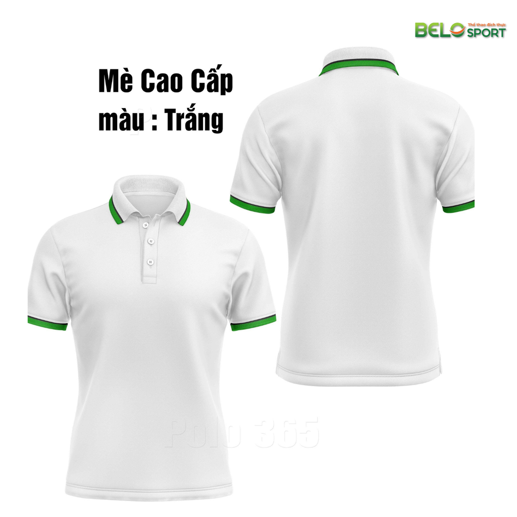 Áo Polo Thời Trang Thể Thao Cổ Bẻ Vải Mẻ Cao Cấp