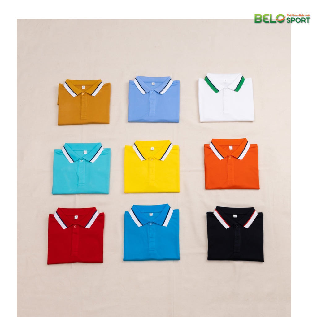 Áo Polo Thời Trang Thể Thao Cổ Bẻ Vải Mẻ Cao Cấp