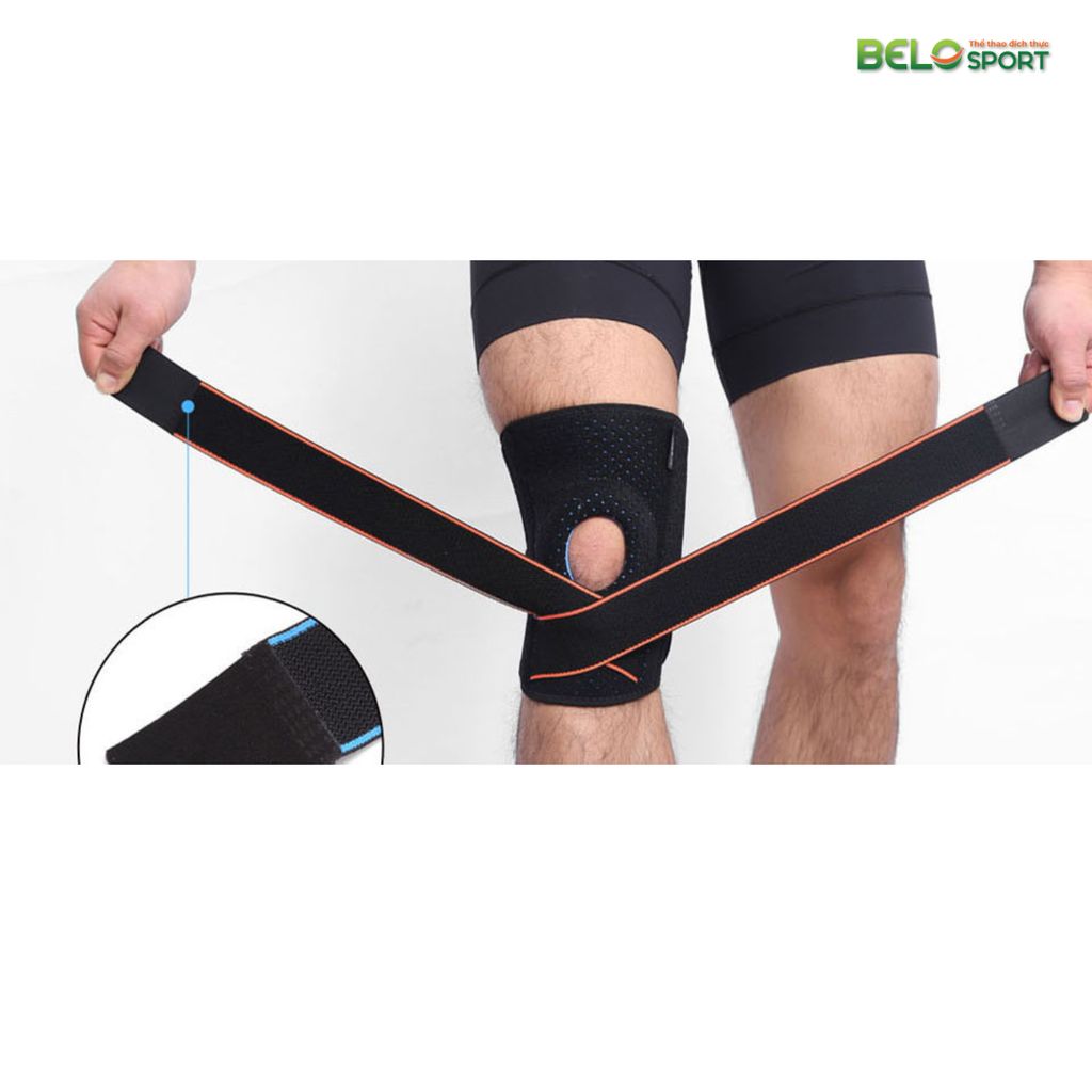 Bảo Vệ Đầu Gối Có Lò Xo Trợ Lực A-7908