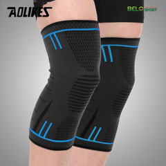 Bó Gối Đàn Hồi Co Giãn 4 Chiều Aolikes AL7723 Màu Xanh