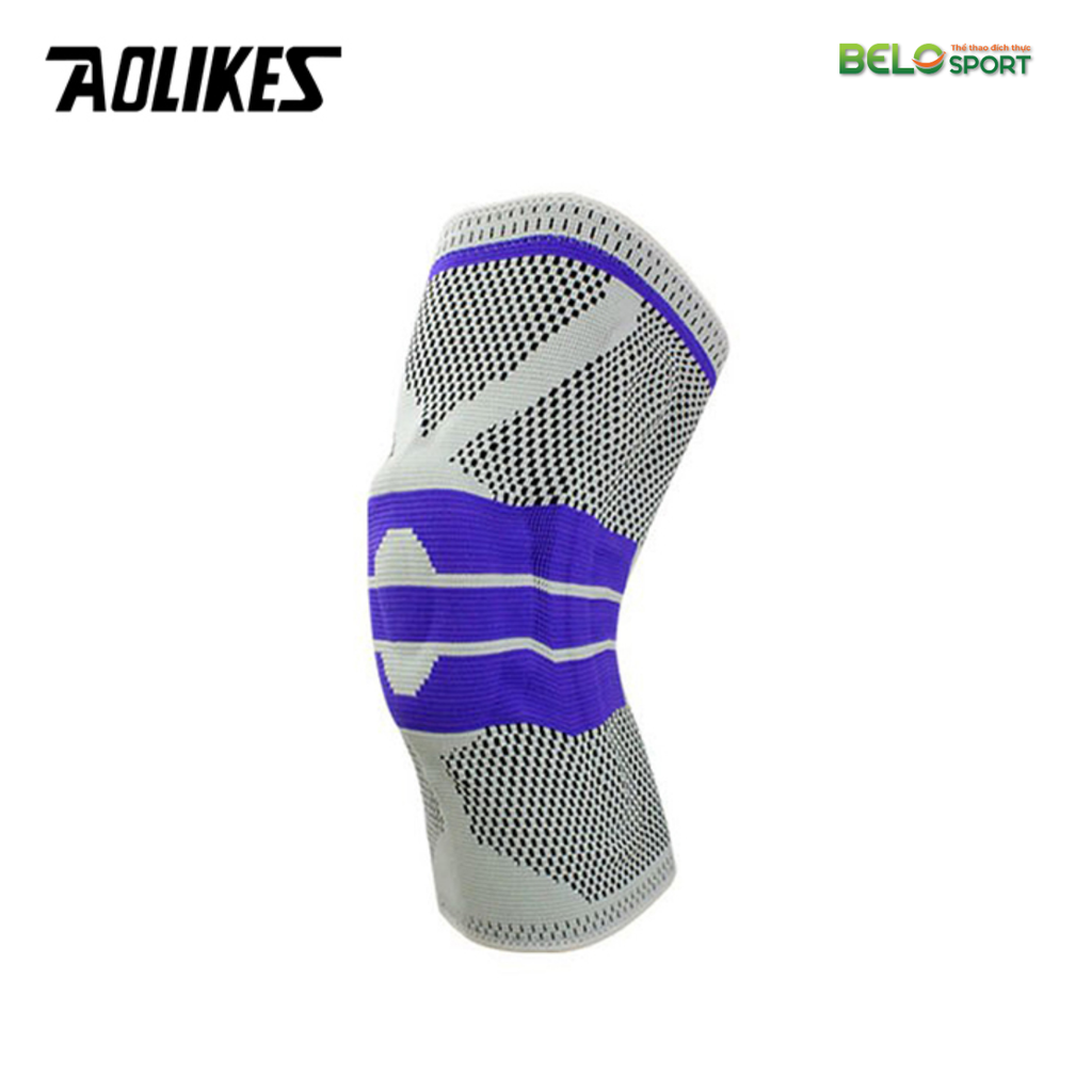 Bó Gối Silicone Co Giãn 4 Chiều Aolikes AL7721 - Màu Trắng
