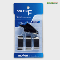Còi Trọng Tài Bóng Đá Molten Dolfin F Kẹp Tay