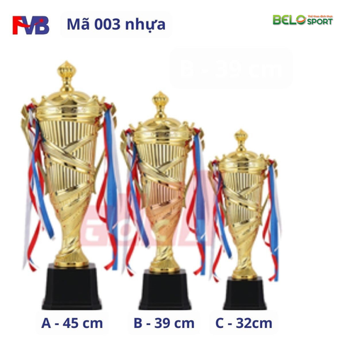 Cúp Thể Thao FVB 003 Màu vàng