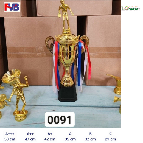 Cúp Thể Thao FVB 0091 Màu Vàng