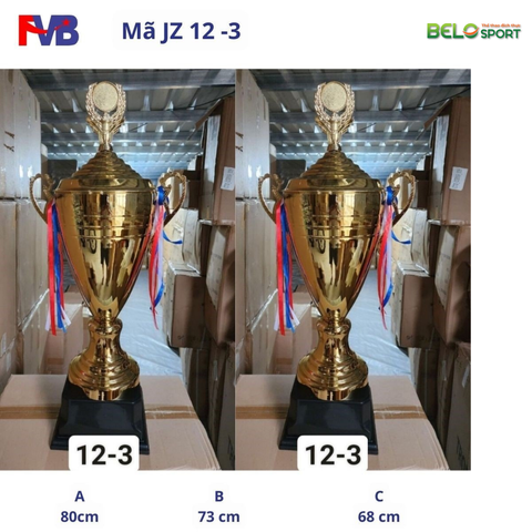 Cúp Thể Thao FVB JZ 12-3 Màu Vàng