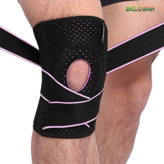 Đai Cuốn Bảo Vệ Khớp Gối Cao Cấp Aolikes AL7908 - Màu Hồng