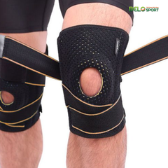 Đai Cuốn Bảo Vệ Khớp Gối Cao Cấp Aolikes AL7908 - Màu Cam
