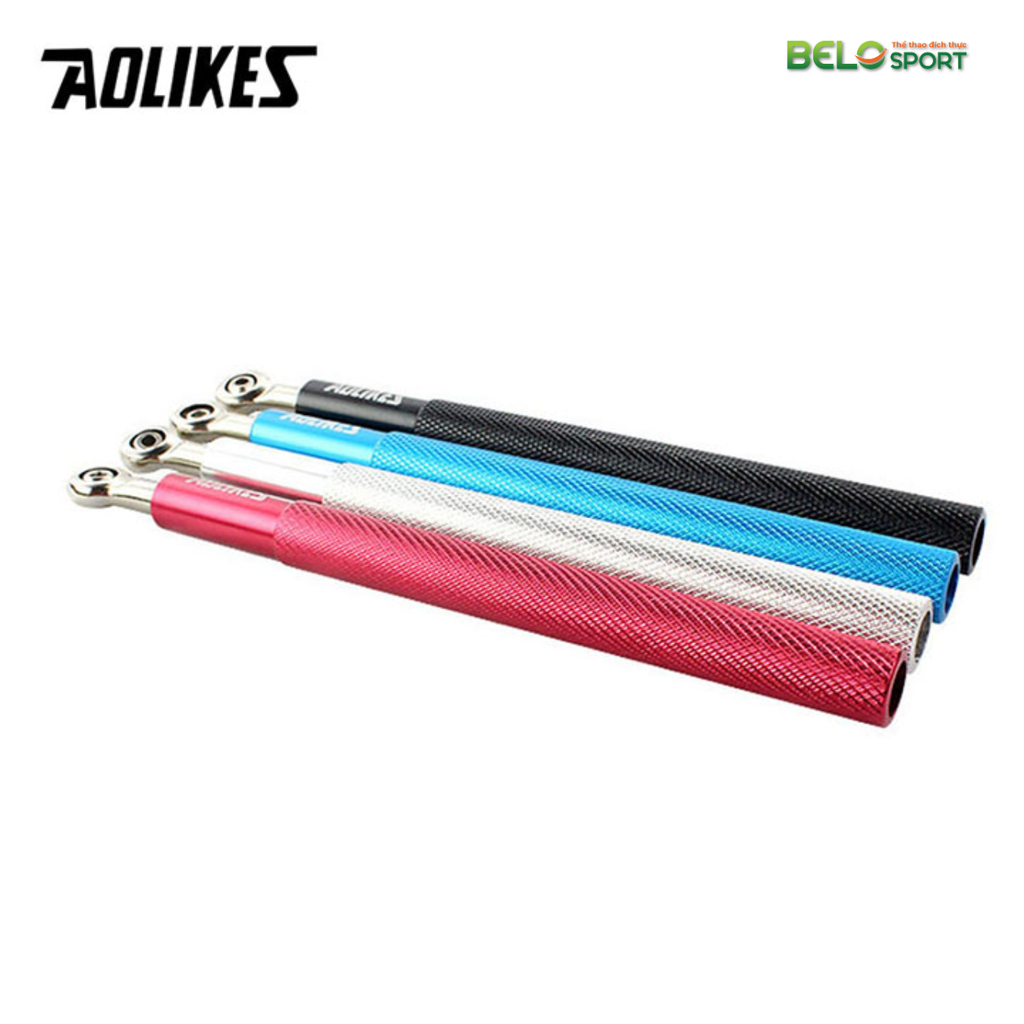 Dây Nhảy Thể Dục Tay Nắm Hợp Kim Nhôm Cao Cấp Aolikes AL3202-Màu Hồng