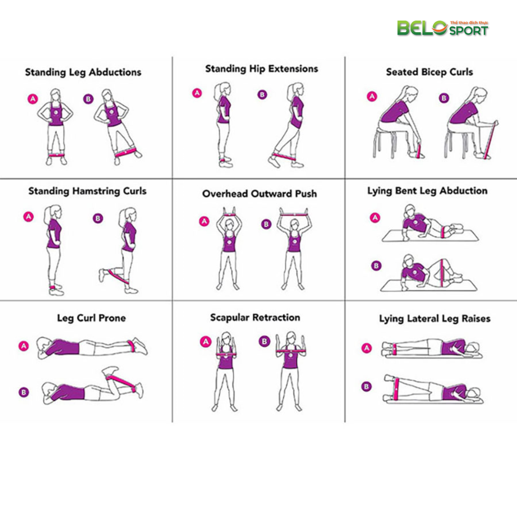 Dây Tập Thể Dục đàn hồi cao cấp Aolikes AL3601 Màu Vàng