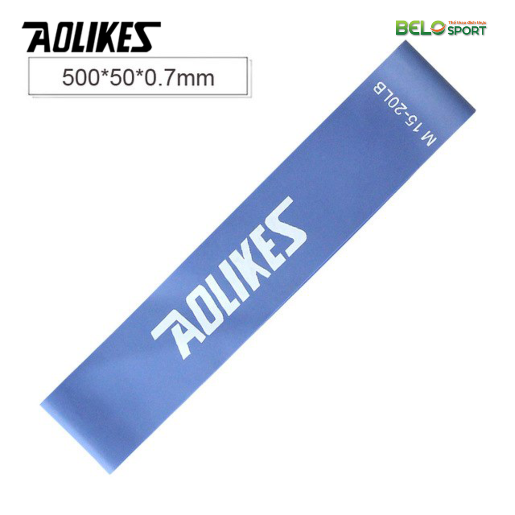 Dây Tập Thể Dục đàn hồi cao cấp Aolikes AL3601 Màu Xanh