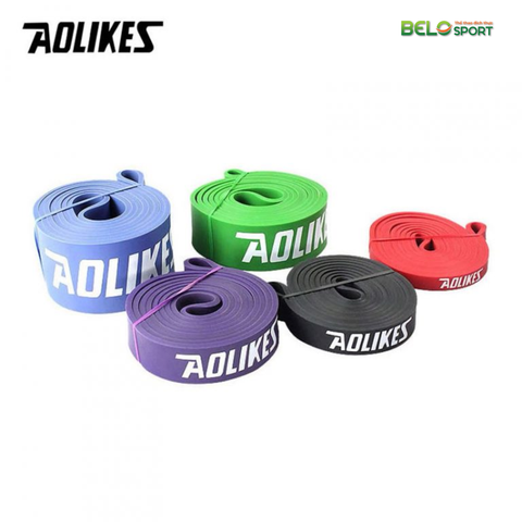 Dây Tập Thể Dục đàn hồi cao cấp Aolikes AL3602 Màu Xanh