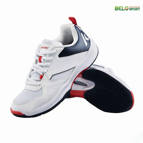 Giày Bóng Chuyền, Cầu Lông ,Pickleball Kawasaki K173 Màu Trắng
