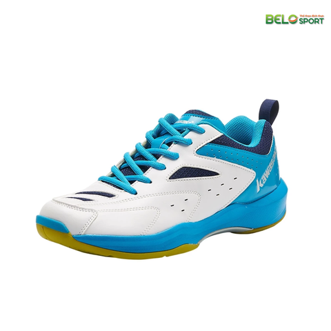 Giày Bóng Chuyền, Cầu Lông, Pickleball Kawasaki K085 Màu Trắng Xanh