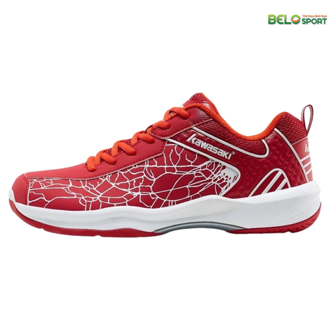 Giày Bóng Chuyền, Cầu Lông, Pickleball Kawasaki K081 Màu Đỏ