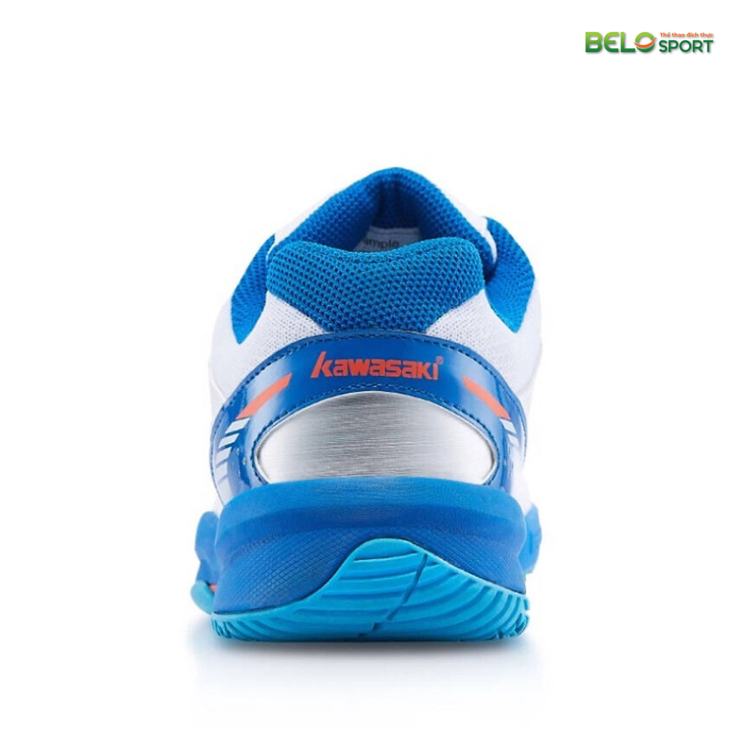 Giày Bóng Chuyền, Cầu Lông, Pickleball Kawasaki K098 Trắng Xanh