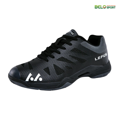 Giày Bóng Chuyền, Cầu Lông, Pickleball Lefus L010 Màu Đen