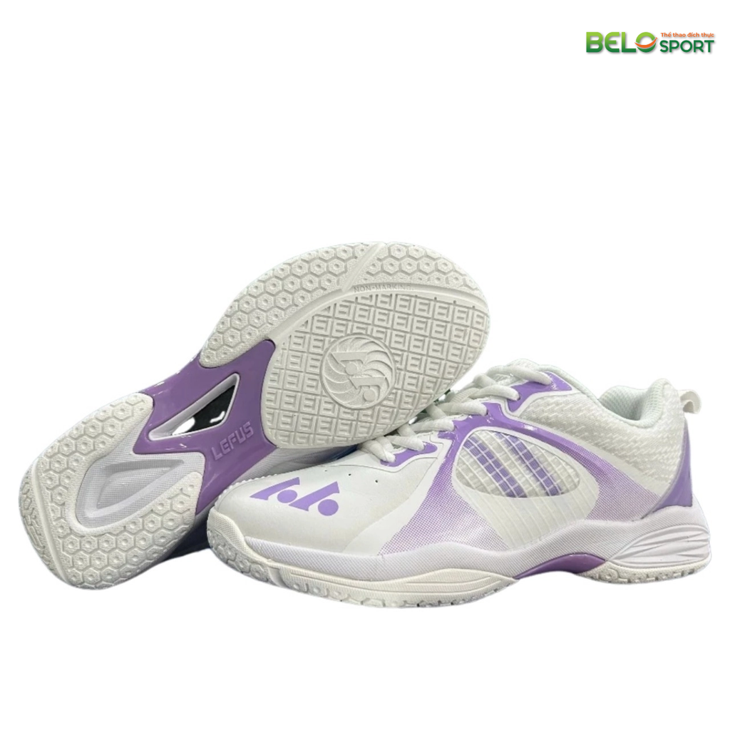 Giày Bóng Chuyền, Cầu Lông, Pickleball Lefus L030 Màu Tím