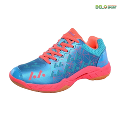 Giày Bóng Chuyền, Cầu Lông, Pickleball Lefus L06 Màu Xanh Hồng